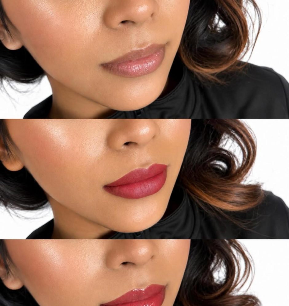before and after vegan lip blush melbourne