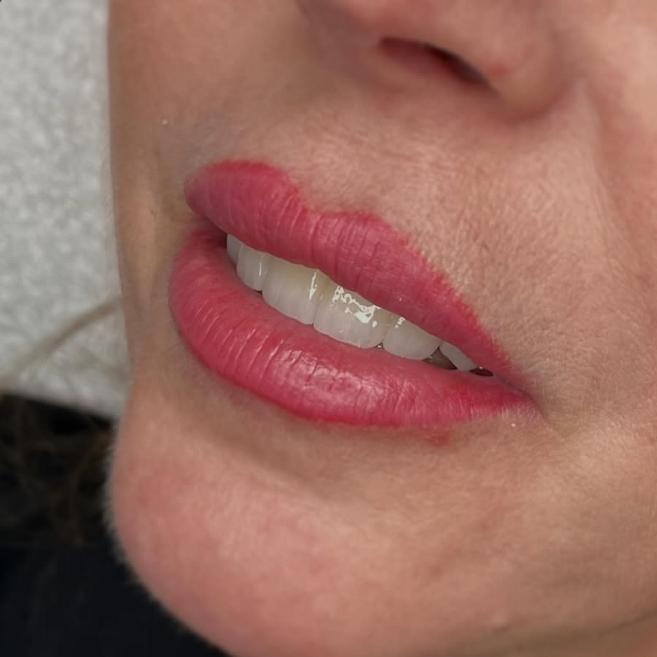 lip pigment color palette and tools
